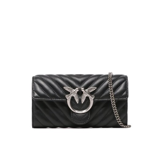 Pinko Torebka Love One Wallet C PE 23 PLTT 100062 A0GK Czarny ze sklepu MODIVO w kategorii Kopertówki - zdjęcie 182616189