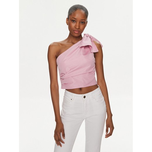 Pinko Bluzka Nosiola 102780 Y3LE Różowy Slim Fit ze sklepu MODIVO w kategorii Bluzki damskie - zdjęcie 182616197