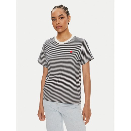 JDY T-Shirt Pisa 15298612 Czarny Regular Fit ze sklepu MODIVO w kategorii Bluzki damskie - zdjęcie 182616306