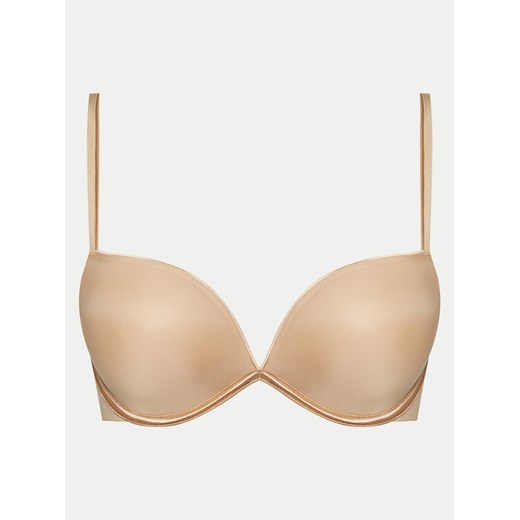 Wonderbra Biustonosz push-up WB008144 Beżowy ze sklepu MODIVO w kategorii Biustonosze - zdjęcie 182616386