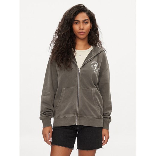 Tommy Jeans Bluza Novelty DW0DW17954 Szary Relaxed Fit ze sklepu MODIVO w kategorii Bluzy damskie - zdjęcie 182616568