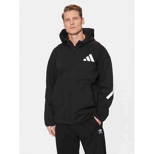 adidas Bluza Z.N.E. JD5984 Czarny Regular Fit ze sklepu MODIVO w kategorii Bluzy męskie - zdjęcie 182616587