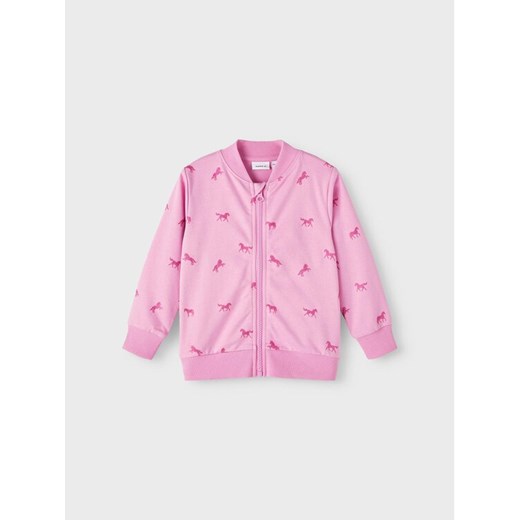 NAME IT Kurtka bomber 13213312 Różowy Regular Fit ze sklepu MODIVO w kategorii Bluzy dziewczęce - zdjęcie 182616595