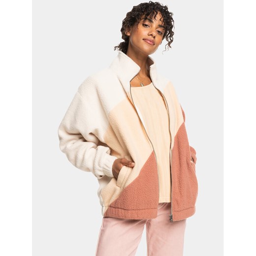 Roxy Polar Star Gazing Plfl ERJPF03149 Beżowy Regular Fit ze sklepu MODIVO w kategorii Bluzy damskie - zdjęcie 182616617