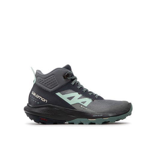 Salomon Trekkingi Outpulse Mid Gtx W GORE-TEX 470672 20 V0 Szary ze sklepu MODIVO w kategorii Buty trekkingowe damskie - zdjęcie 182616626