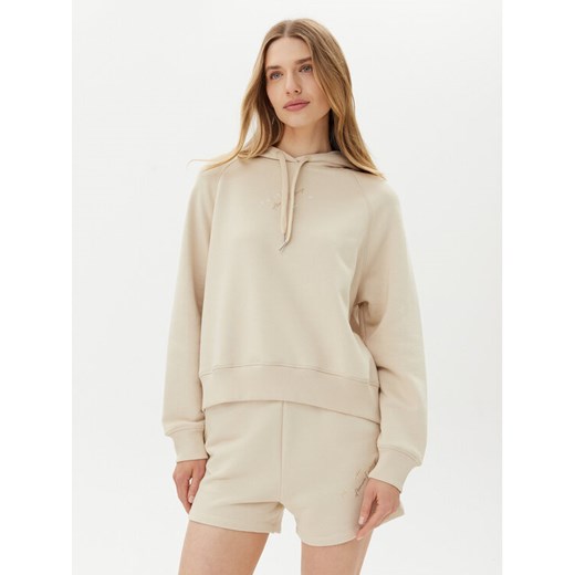 Armani Exchange Bluza XW000157 AF11852 U1092 Beżowy Regular Fit ze sklepu MODIVO w kategorii Bluzy damskie - zdjęcie 182616655