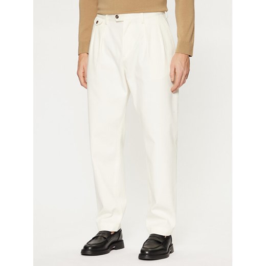Tommy Hilfiger Chinosy MW0MW37733 Biały Regular Fit ze sklepu MODIVO w kategorii Spodnie męskie - zdjęcie 182616657
