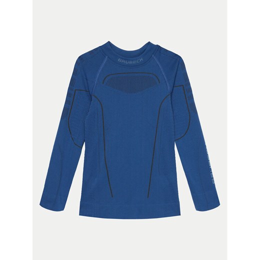 Brubeck Bielizna termoaktywna górna LS1366K Granatowy Slim Fit ze sklepu MODIVO w kategorii Bielizna termoaktywna - zdjęcie 182616728