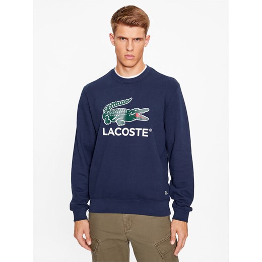 Lacoste Bluza SH1281 Granatowy Regular Fit ze sklepu MODIVO w kategorii Bluzy męskie - zdjęcie 182616746