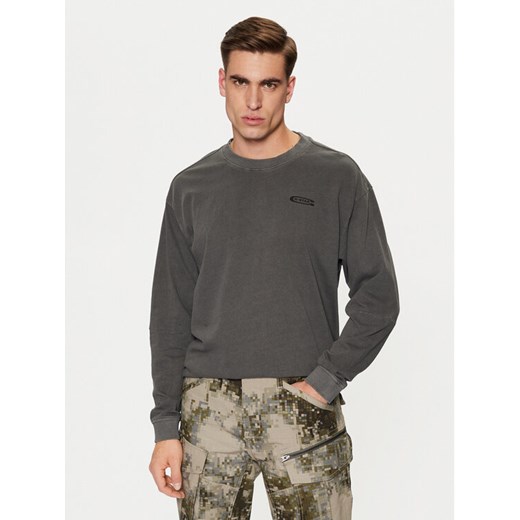 G-Star Raw Longsleeve D25163 B564 Szary Loose Fit ze sklepu MODIVO w kategorii T-shirty męskie - zdjęcie 182616848