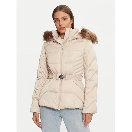 Guess Kurtka puchowa New Olga W4BL53 WEX52 Beżowy Regular Fit ze sklepu MODIVO w kategorii Kurtki damskie - zdjęcie 182616869