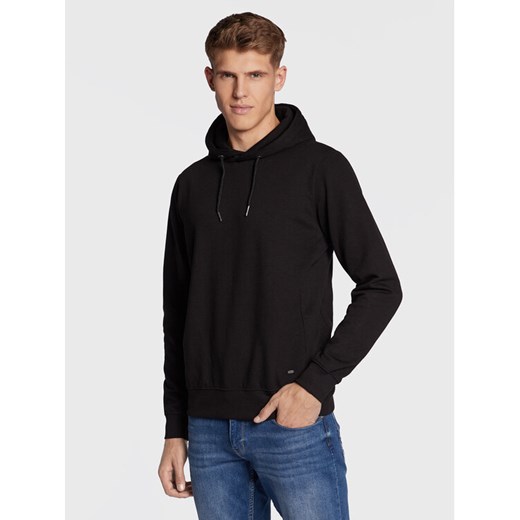 Petrol Industries Bluza M-NOOS-SWH003 Czarny Regular Fit ze sklepu MODIVO w kategorii Bluzy męskie - zdjęcie 182616915