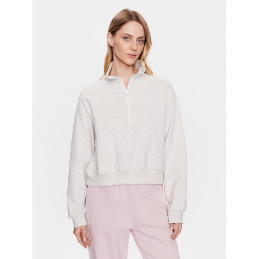 New Balance Bluza WT31501 Szary Oversize ze sklepu MODIVO w kategorii Bluzy damskie - zdjęcie 182616926