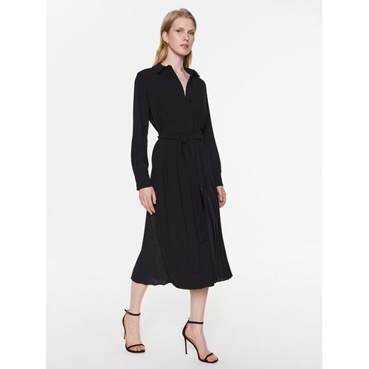 Marella Sukienka koszulowa Stipa 2332210333 Czarny Regular Fit ze sklepu MODIVO w kategorii Sukienki - zdjęcie 182616937