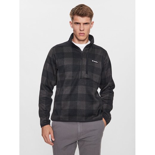 Columbia Polar Sweater Weather™ II Printed Half Zip Czarny Regular Fit ze sklepu MODIVO w kategorii Bluzy męskie - zdjęcie 182616977