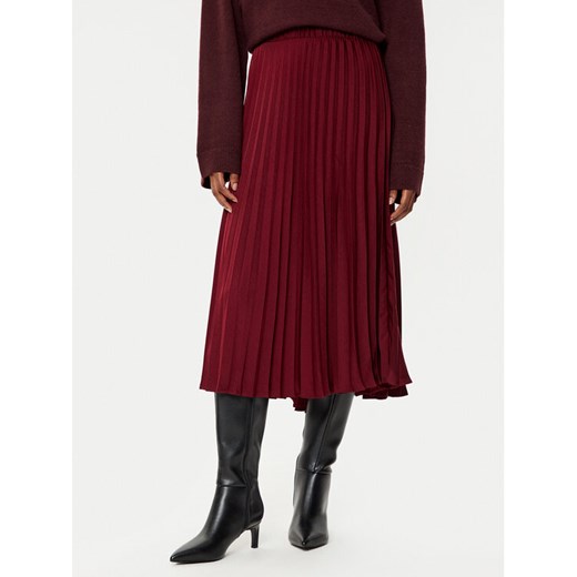 Gina Tricot Sweter 23231 Bordowy Regular Fit ze sklepu MODIVO w kategorii Swetry damskie - zdjęcie 182617068