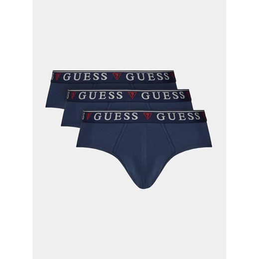 Guess Komplet 3 par slipów U97G00 KCD31 Granatowy ze sklepu MODIVO w kategorii Majtki męskie - zdjęcie 182617089
