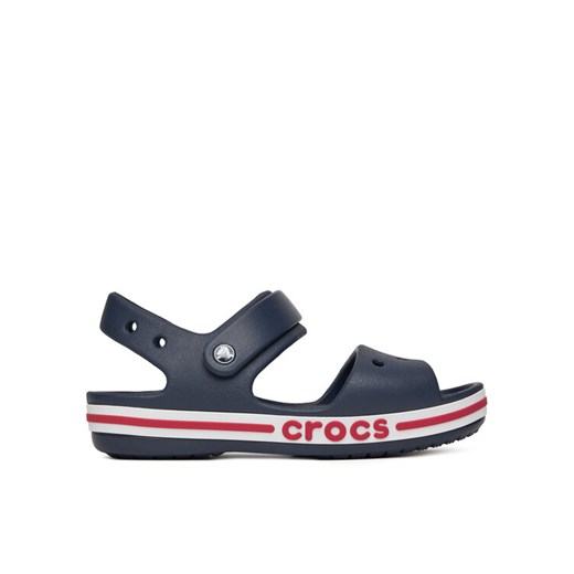 Crocs Sandały BAYABAND SANDAL K 211054-4CC Granatowy ze sklepu MODIVO w kategorii Sandały dziecięce - zdjęcie 182617116