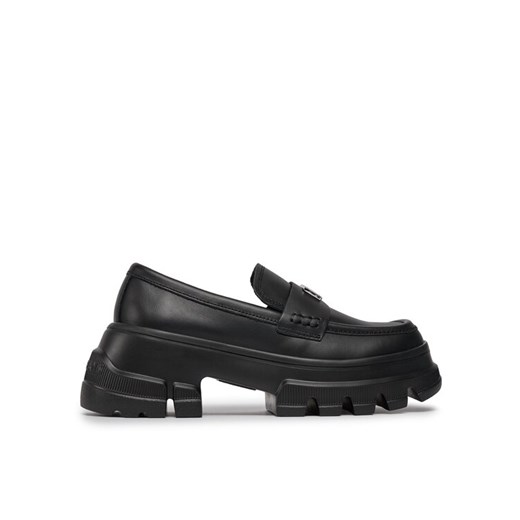 Tommy Jeans Loafersy Tjw Chunky Loafer EN0EN02504 Czarny ze sklepu MODIVO w kategorii Półbuty damskie - zdjęcie 182617127