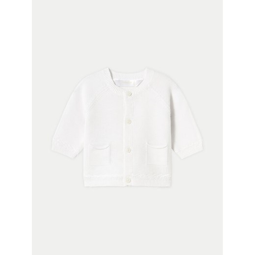 Mayoral Kardigan 1393 Biały Regular Fit ze sklepu MODIVO w kategorii Bluzy i swetry - zdjęcie 182617145