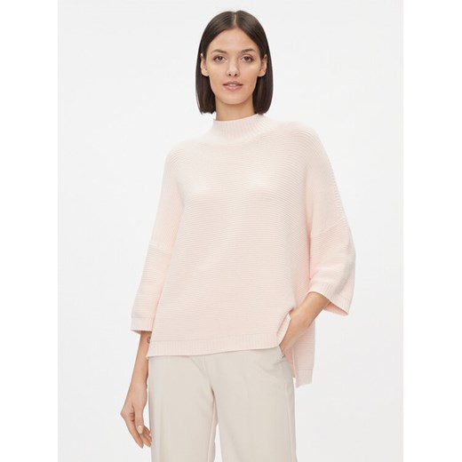 Kontatto Sweter 3M1043 Beżowy Regular Fit ze sklepu MODIVO w kategorii Swetry damskie - zdjęcie 182617245