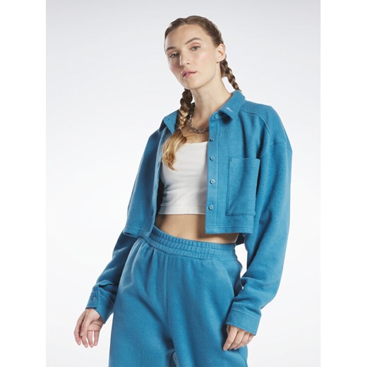 Reebok Bluza Reebok Classics Reverse Fleece Layer HS0389 Niebieski ze sklepu MODIVO w kategorii Bluzy damskie - zdjęcie 182617368