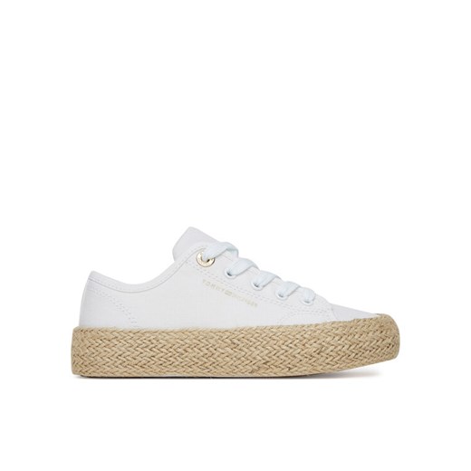 Tommy Hilfiger Espadryle T3A9-33732-0890100 Biały ze sklepu MODIVO w kategorii Półbuty dziecięce - zdjęcie 182617379