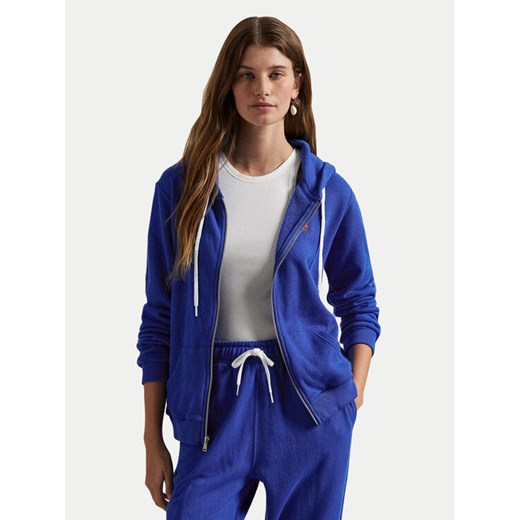 Polo Ralph Lauren Bluza 211935584011 Niebieski Regular Fit ze sklepu MODIVO w kategorii Bluzy damskie - zdjęcie 182617498