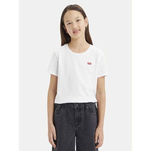 Levi's® T-Shirt 4EK826-001 Biały Regular Fit ze sklepu MODIVO w kategorii Bluzki dziewczęce - zdjęcie 182617548