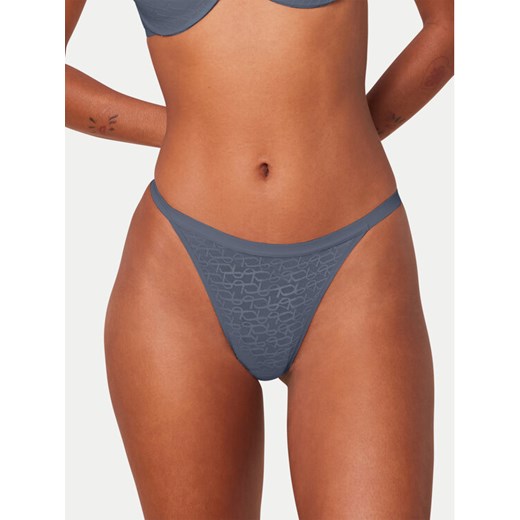 Triumph Stringi Signature Sheer 10216494 Niebieski ze sklepu MODIVO w kategorii Majtki damskie - zdjęcie 182617558