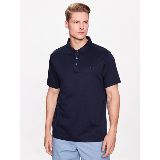 Michael Kors Polo CB95FGVC9 Granatowy Regular Fit ze sklepu MODIVO w kategorii T-shirty męskie - zdjęcie 182617637