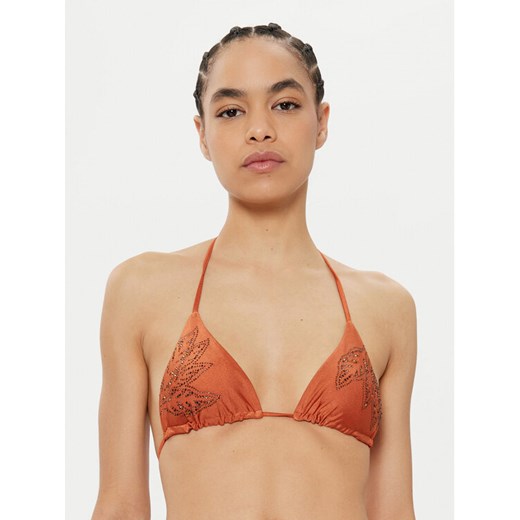 Maaji Góra od bikini Satin Umber Balmy PT3195STR037 Brązowy ze sklepu MODIVO w kategorii Stroje kąpielowe - zdjęcie 182617676