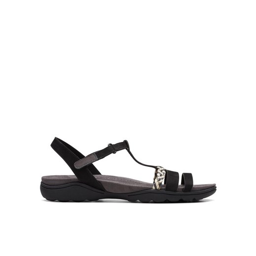Clarks Sandały Amanda Tealite 26171125 Czarny ze sklepu MODIVO w kategorii Sandały damskie - zdjęcie 182617738