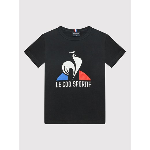 Le Coq Sportif T-Shirt 2210481 Czarny Regular Fit ze sklepu MODIVO w kategorii T-shirty chłopięce - zdjęcie 182617805