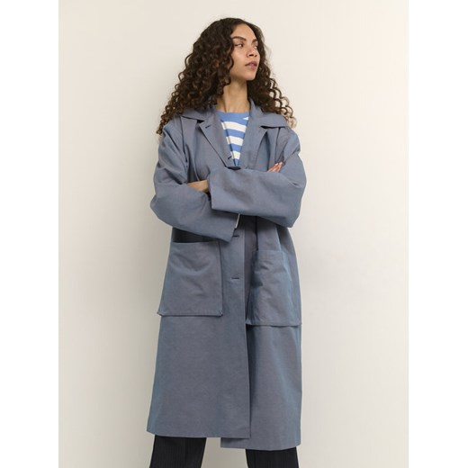 Karen by Simonsen Trencz GroovyKB 10104272 Niebieski Casual Fit ze sklepu MODIVO w kategorii Płaszcze damskie - zdjęcie 182617825