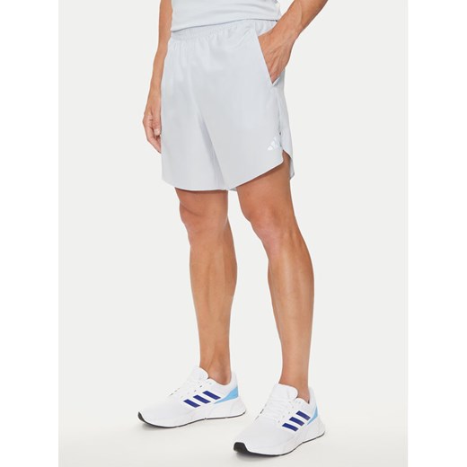 adidas Szorty sportowe Run It IN0092 Błękitny Regular Fit S MODIVO