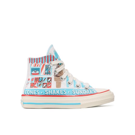 Converse Trampki Chuck 70 Hi A00395C Kolorowy ze sklepu MODIVO w kategorii Trampki dziecięce - zdjęcie 182617855