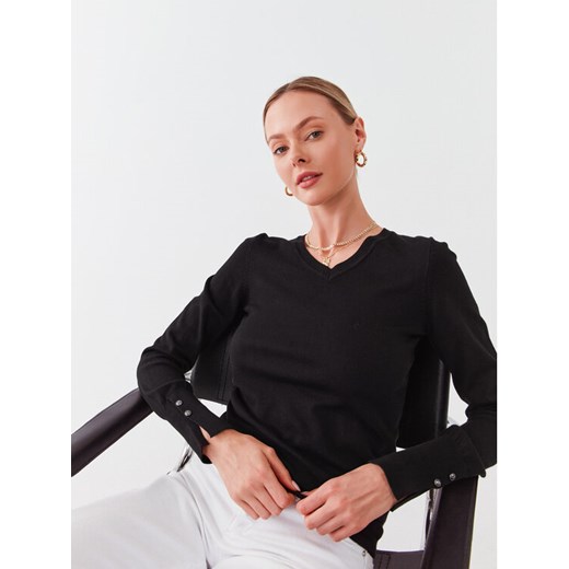 Guess Sweter W2YR31 Z2V62 Czarny Regular Fit ze sklepu MODIVO w kategorii Swetry damskie - zdjęcie 182617908
