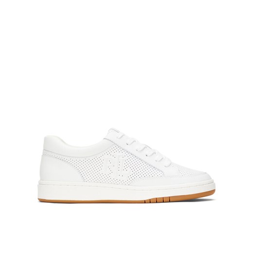 LAUREN RALPH LAUREN Sneakersy Hailey Low-Top Lace-Up 802951391001 Biały ze sklepu MODIVO w kategorii Buty sportowe damskie - zdjęcie 182617976