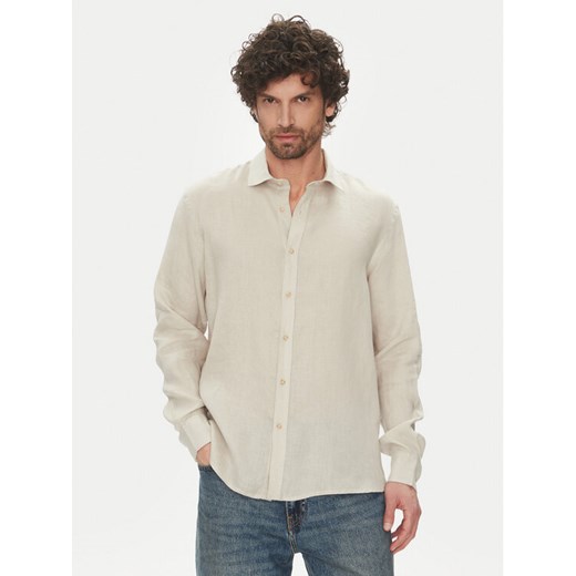 Liu Jo Koszula QA5097 T4359 44500 Beżowy Regular Fit ze sklepu MODIVO w kategorii Koszule męskie - zdjęcie 182617997