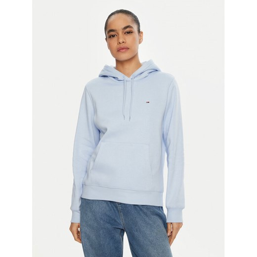 Tommy Jeans Bluza DW0DW19958 Błękitny Regular Fit ze sklepu MODIVO w kategorii Bluzy damskie - zdjęcie 182617998