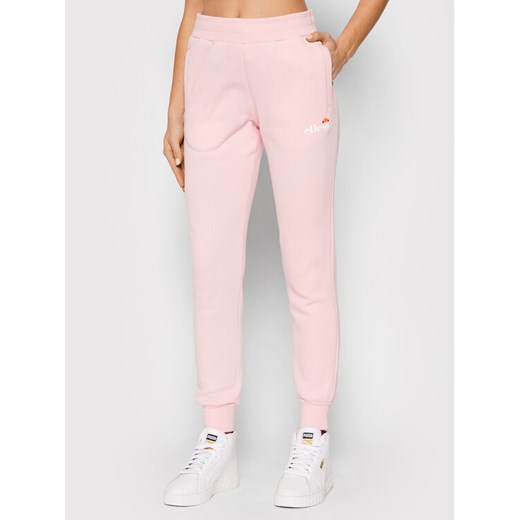 Ellesse Spodnie dresowe Hallouli SGK13652 Różowy Regular Fit ze sklepu MODIVO w kategorii Spodnie damskie - zdjęcie 182618015