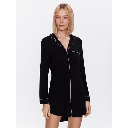 Hunkemöller Koszula nocna Shirtdress 201738 Czarny Regular Fit Hunkemöller XL MODIVO