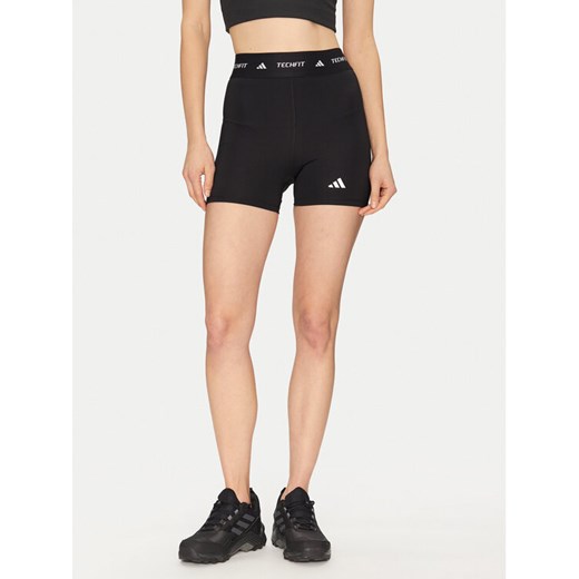 adidas Szorty sportowe TECHFIT Compression IT2275 Czarny Slim Fit ze sklepu MODIVO w kategorii Szorty - zdjęcie 182618046