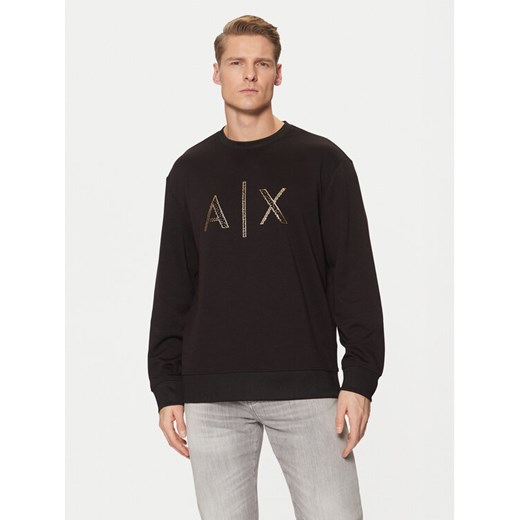 Armani Exchange Longsleeve XM000331 AF12269 UC001 Czarny Regular Fit ze sklepu MODIVO w kategorii T-shirty męskie - zdjęcie 182618147