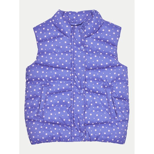 United Colors Of Benetton Kamizelka 20V8GJ00J Niebieski Regular Fit ze sklepu MODIVO w kategorii Kamizelki dziewczęce - zdjęcie 182618187