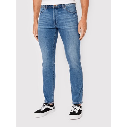 Wrangler Jeansy Larston W18SJX21Y 112322663 Niebieski Slim Tapered Fit Wrangler 30_34 MODIVO