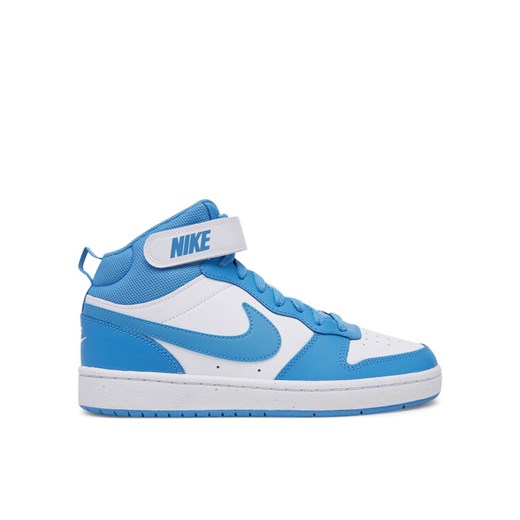Nike Sneakersy Court Borough Mid 2 (GS) CD7782 Niebieski ze sklepu MODIVO w kategorii Buty sportowe dziecięce - zdjęcie 182618265
