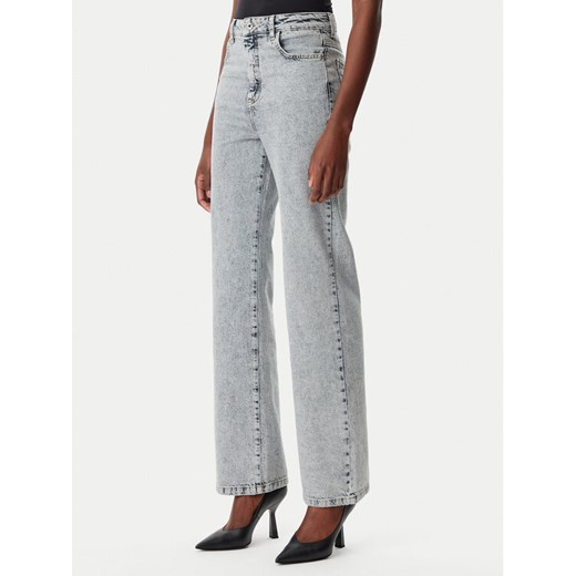 Patrizia Pepe Jeansy 8P0487/D1WZN-CA50 Szary Straight Leg ze sklepu MODIVO w kategorii Jeansy damskie - zdjęcie 182618269