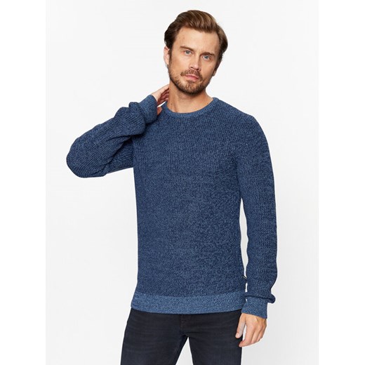 Blend Sweter 20716115 Granatowy Regular Fit ze sklepu MODIVO w kategorii Swetry męskie - zdjęcie 182618359